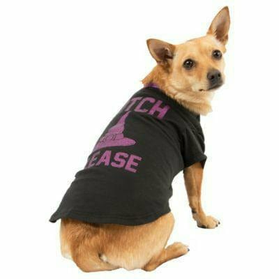 mission pets inc HOLIDAY: HALLOWEEN Witch Please Dog Shirt
