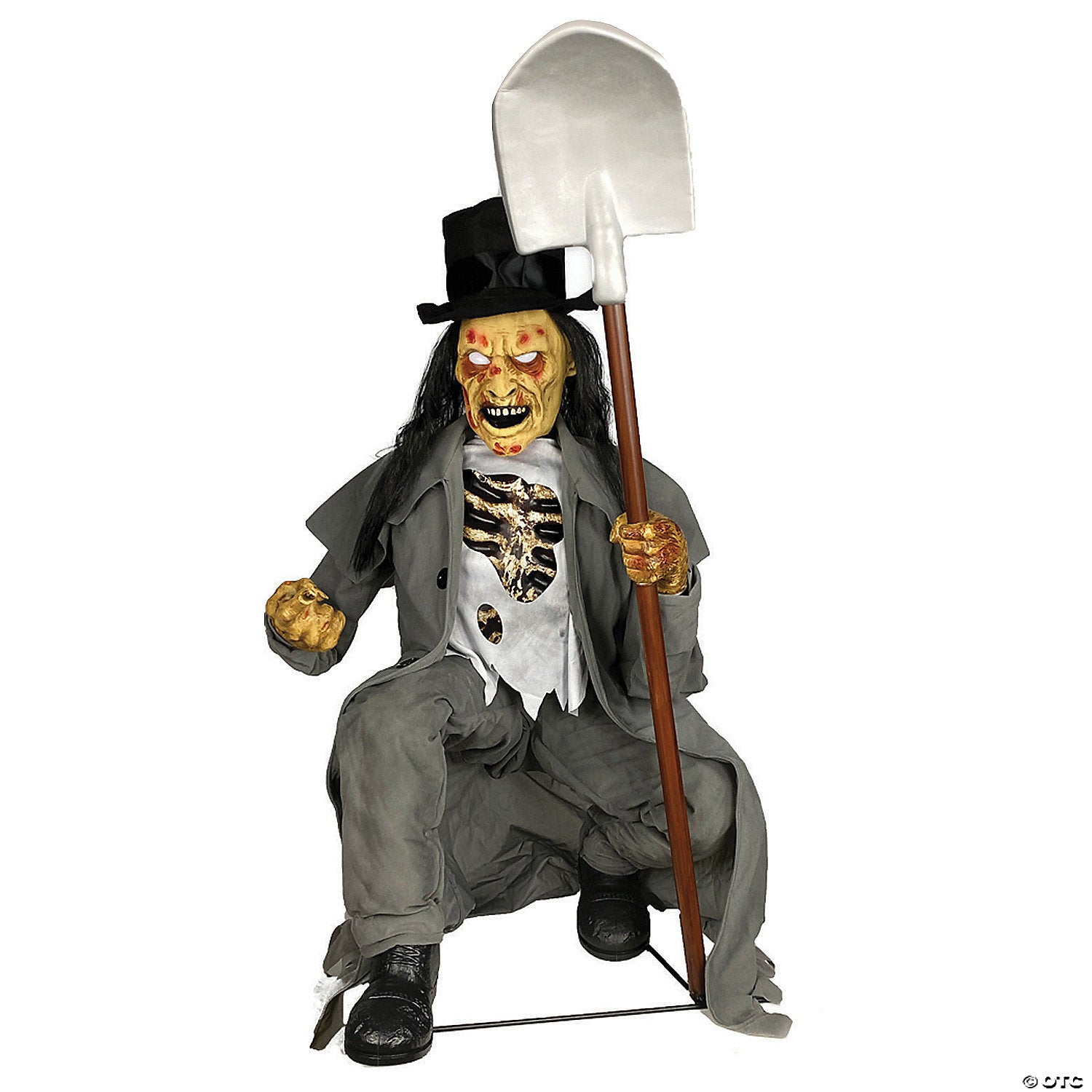 Morris Costumes HOLIDAY: HALLOWEEN Crouching Grave Digger Halloween Decoration
