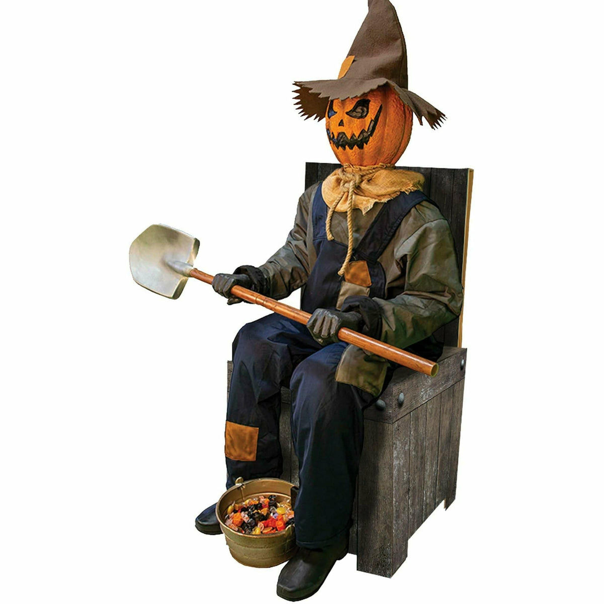 Morris Costumes HOLIDAY: HALLOWEEN Smiling Jack Greeter With Chair