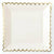 My Mind's Eye BOUTIQUE CREAM SCALLOPED 9" PAPER PLATES