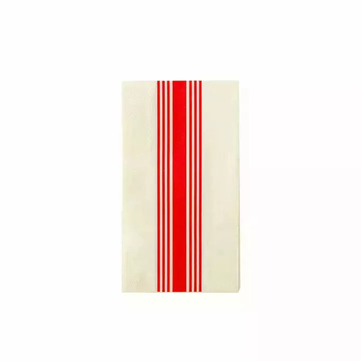 My Mind&#39;s Eye BOUTIQUE NAPKINS HAMPTONS RED STRIPE PAPER GUEST TOWEL