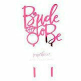 My Mind's Eye DECORATIONS Bride to Be cake topper