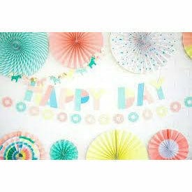 My Mind's Eye DECORATIONS Happy Day Banner