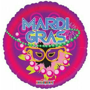 Nikki's Balloons BALLOONS 18" Mardi Gras Necklace