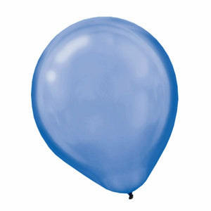 Nikki's Balloons BALLOONS Bright Royal Blue Solid Color Latex Balloons 72ct, 12"