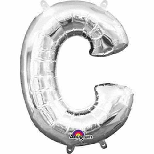 Amscan Buchstaben-Folienballon "N" In Silber – 40 Cm – Für Namen & Persönliche Deko