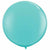 Nikki's Balloons BALLOONS Caribbean Blue / Helium Filled Solid Color Latex Balloon 1ct, 36"