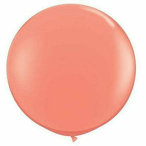 Nikki's Balloons BALLOONS Coral / Helium Filled Solid Color Latex Balloon 1ct, 36"