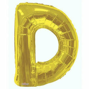 Nikki's Balloons BALLOONS D 600's 34" Gold Letter Foils