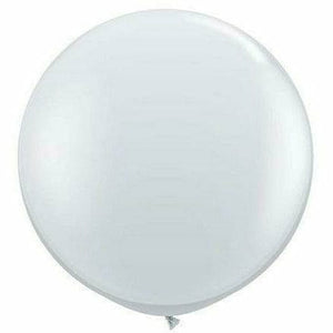 Nikki's Balloons BALLOONS Diamond Clear / Helium Filled Solid Color Latex Balloon 1ct, 36"