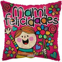 Nikki&#39;s Balloons BALLOONS G009 18&quot; Mami Felicidades Holographic