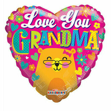 Nikki&#39;s Balloons BALLOONS G010 18&quot; Love You Grandma Bear