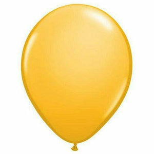 Nikki's Balloons BALLOONS Goldenrod / Air-Filled Solid Color 5" Air-Filled Latex Balloon, 1ct