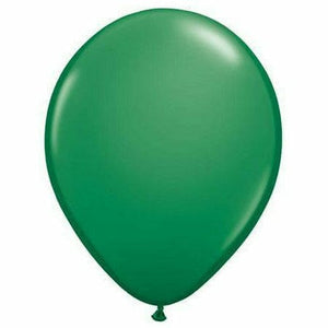 Nikki's Balloons BALLOONS Green / Air-Filled Solid Color 5" Air-Filled Latex Balloon, 1ct
