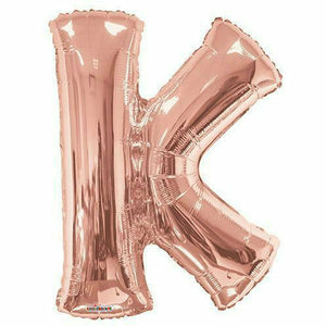 Nikki's Balloons BALLOONS K 600's  34" Rose Gold Letter Foil