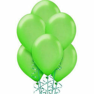 Nikki's Balloons BALLOONS Kiwi Green Pearl Latex Balloons 72ct, 12"