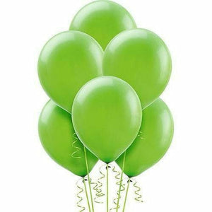 Nikki's Balloons BALLOONS Kiwi Green Solid Color Latex Balloons 72ct, 12"