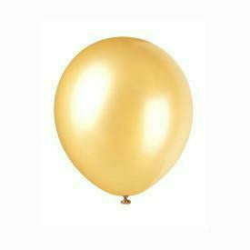Nikki's Balloons BALLOONS Light Gold Pearl Latex Balloons 72ct, 12"