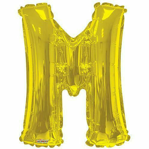 Nikki's Balloons BALLOONS M 600's 34" Gold Letter Foils