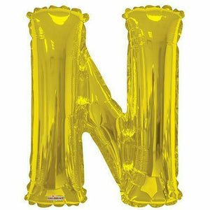 Nikki's Balloons BALLOONS N 600's 34" Gold Letter Foils