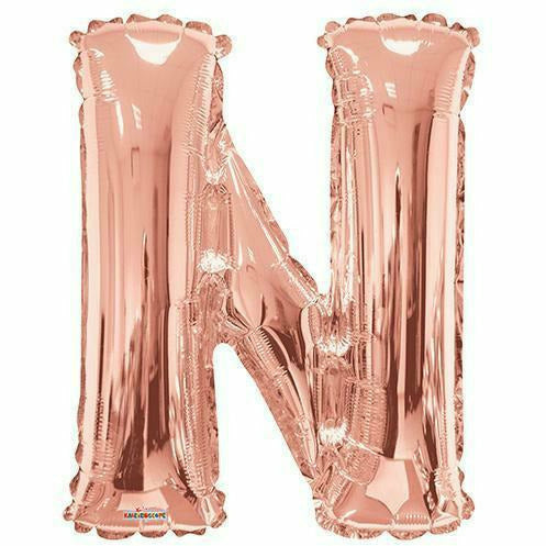 Nikki's Balloons BALLOONS N 600's  34" Rose Gold Letter Foil