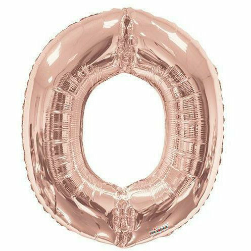 Nikki's Balloons BALLOONS O 600's  34" Rose Gold Letter Foil