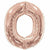 Nikki's Balloons BALLOONS O 600's  34" Rose Gold Letter Foil