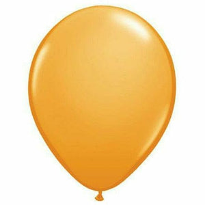 Nikki's Balloons BALLOONS Orange / Air-Filled Solid Color 5" Air-Filled Latex Balloon, 1ct