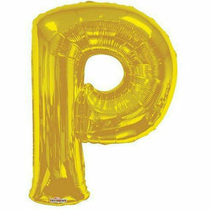 Nikki's Balloons BALLOONS P 600's 34" Gold Letter Foils