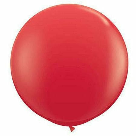 Nikki&#39;s Balloons BALLOONS Red / Helium Filled Solid Color Latex Balloon 1ct, 36&quot;