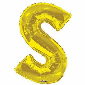 Nikki's Balloons BALLOONS S 600's 34" Gold Letter Foils