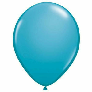 Nikki's Balloons BALLOONS Tropical Teal / Helium Filled Solid Color Latex Balloon 1ct, 11"