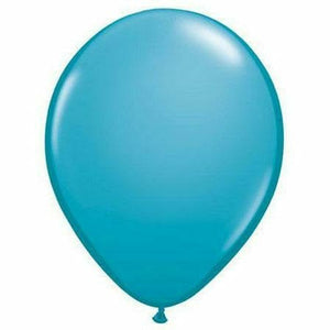 Nikki's Balloons BALLOONS Tropical Teal / Helium Filled Solid Color Latex Balloon 1ct, 16"