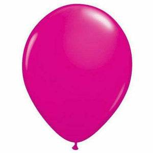 Nikki's Balloons BALLOONS Wild Berry / Helium Filled Solid Color Latex Balloon 1ct, 11"