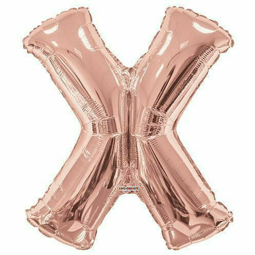 Nikki's Balloons BALLOONS X 600's  34" Rose Gold Letter Foil