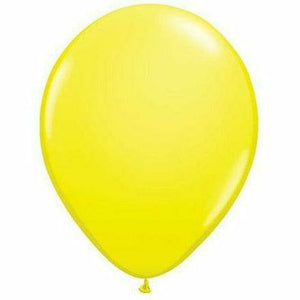 Nikki's Balloons BALLOONS Yellow / Helium Filled Solid Color Latex Balloon 1ct, 11"