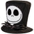 No Vendor Jack Skellington Top Hat Halloween Costume Accessory