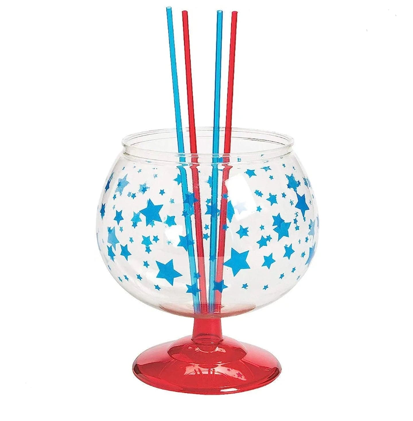 Oriental Trading HOLIDAY: PATRIOTIC Patriotic Fishbowl With Straws