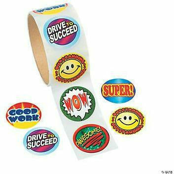 Oriental Trading TOYS Affirmations Assorted Sticker Rolls