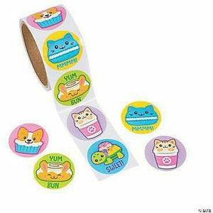 Oriental Trading TOYS Scented Foodimals Assorted Sticker Rolls