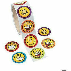 Oriental Trading TOYS Smile Face Sticker Rolls Assorted Sticker Rolls