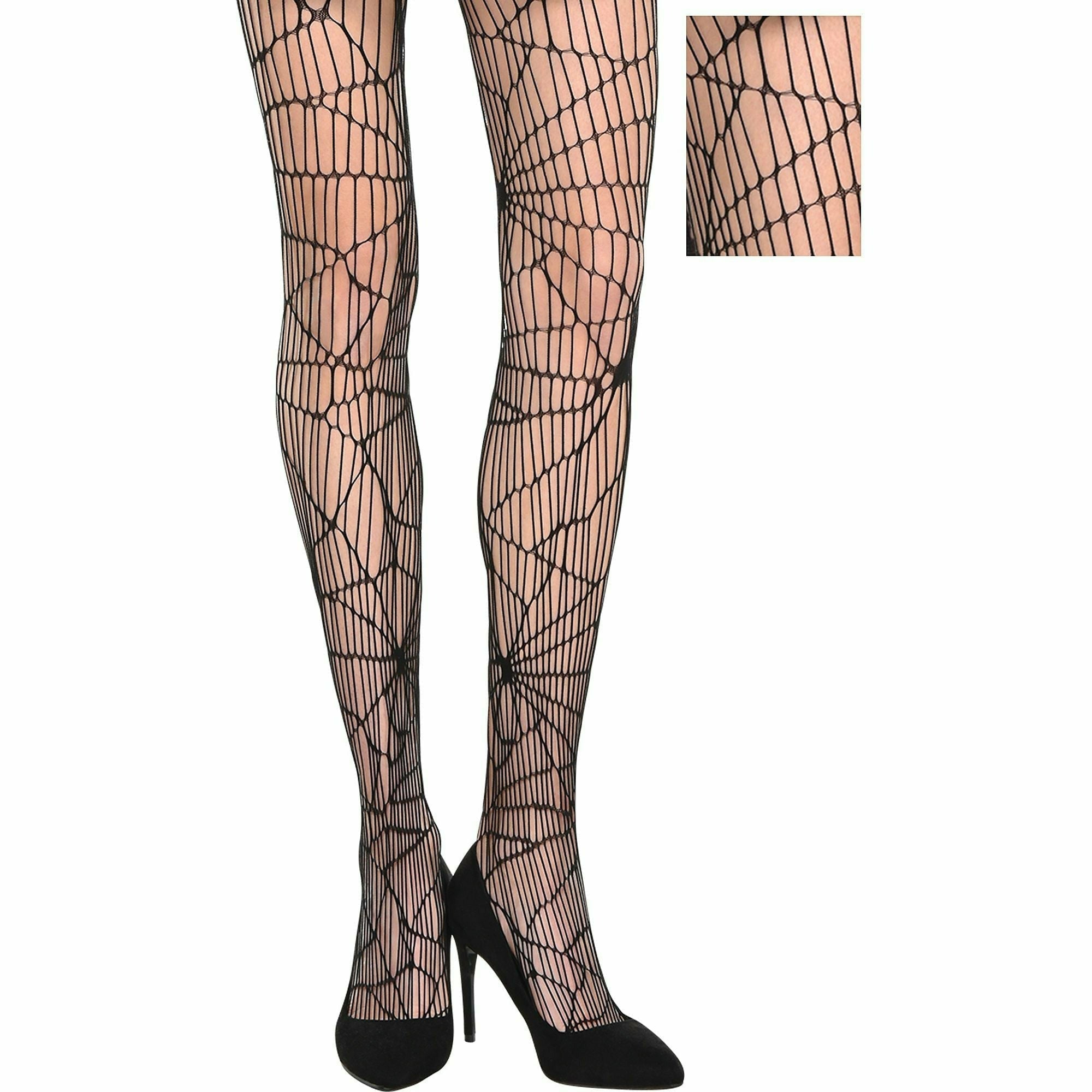 Party City COSTUMES: ACCESSORIES Black Net Tights