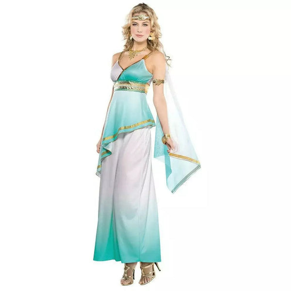 greek dress up party Girls' Greek Goddess Costume | Toga Dress With Cape