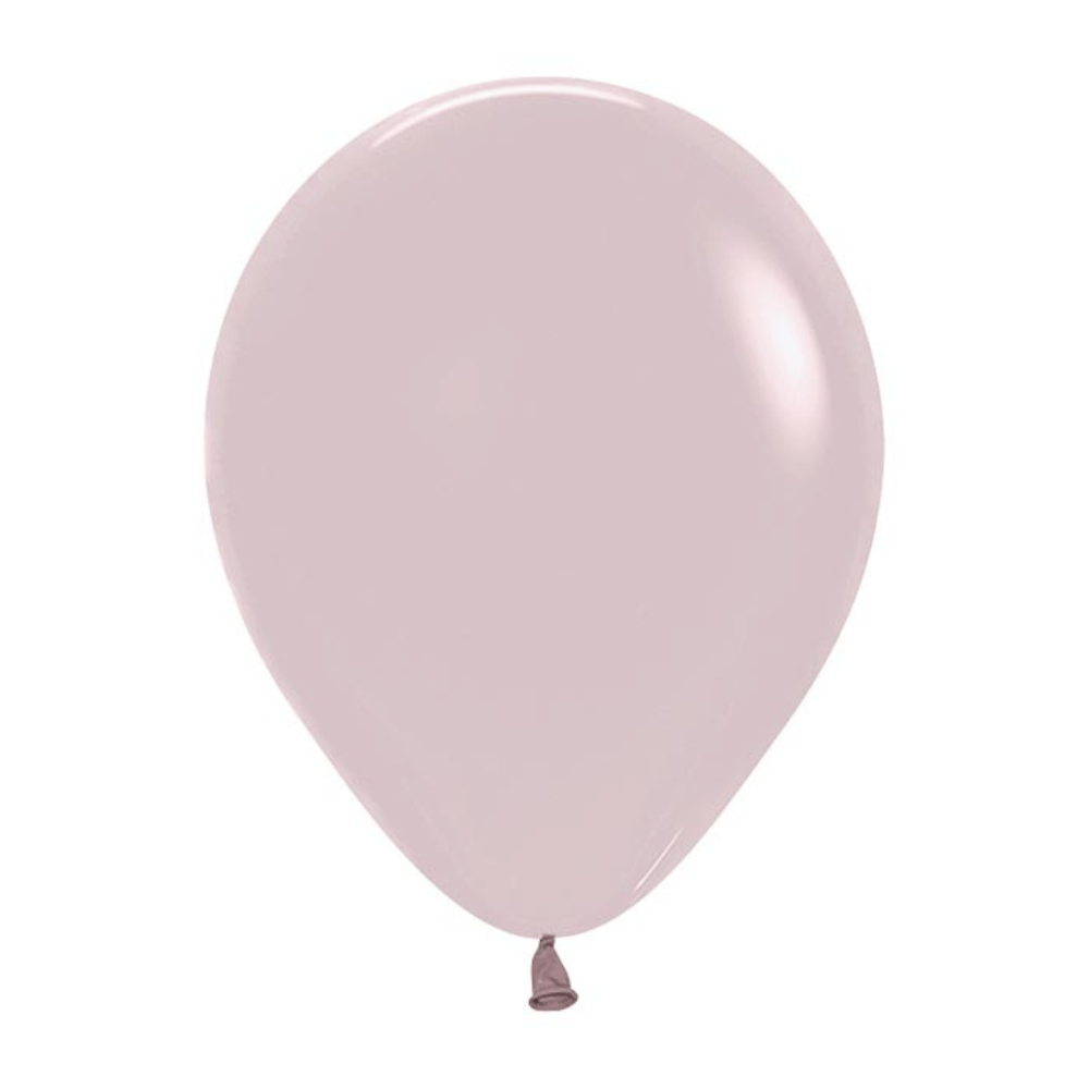 Pastel Dusk Rose Latex Balloon 100ct, 5" 