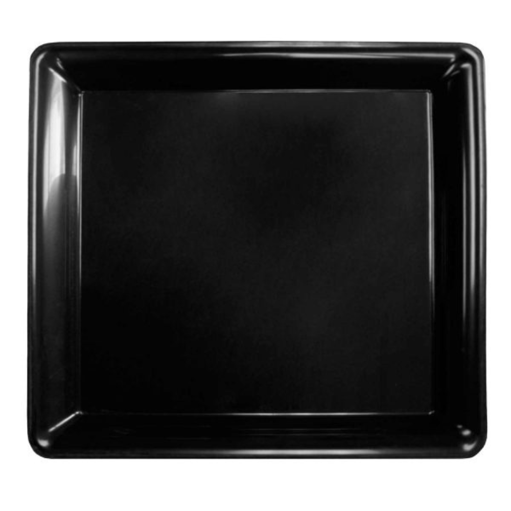 SQUARE HEAVY DUTY TRAYS 16″ X 16″ BLACK
