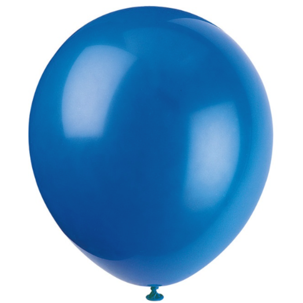 12" Latex Balloons  10ct - Royal Blue