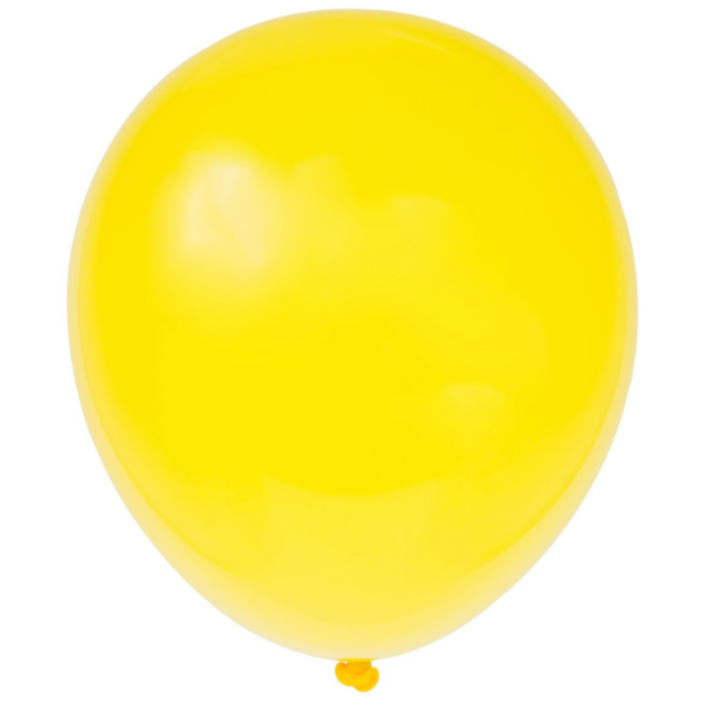 12" Latex Balloons  10ct - Yellow