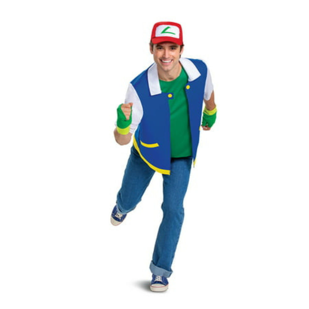 Adults Classic Pokémon Master Ash Ketchum Costume