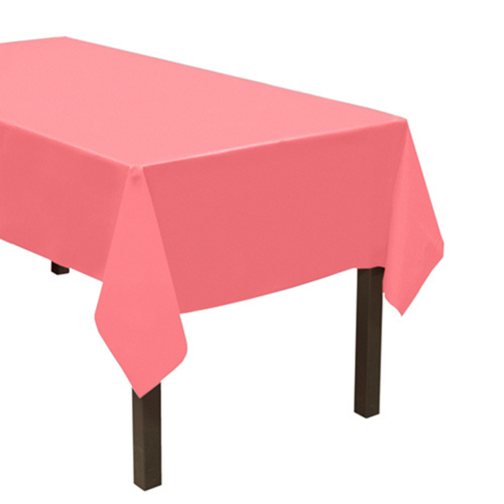 54″ x 108″ RECTANGULAR TABLE COVERS – PINK