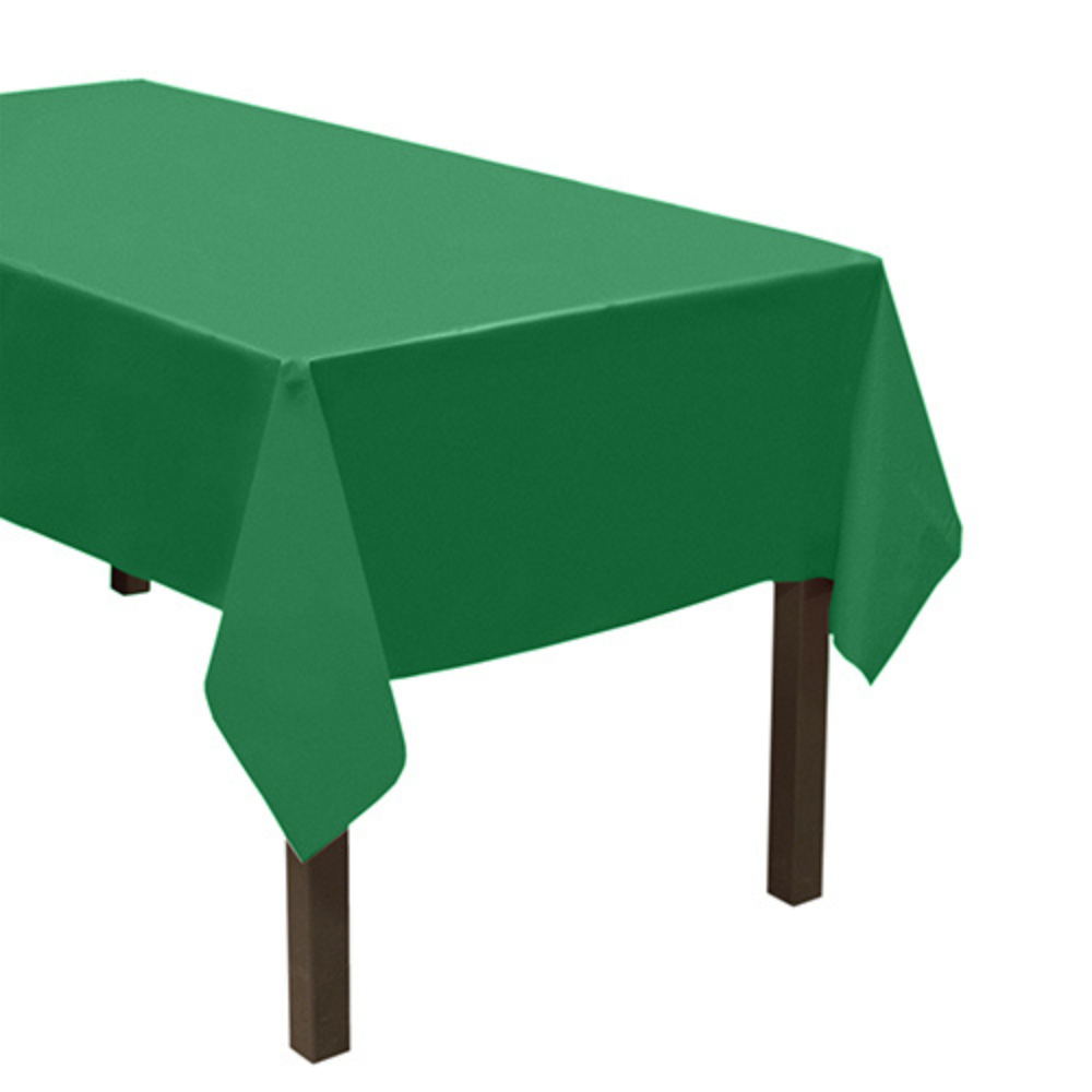 54″ x 108″ RECTANGULAR TABLE COVERS – KELLY GREEN